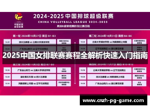 2025中国女排联赛赛程全解析快速入门指南