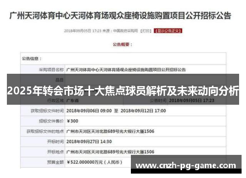 2025年转会市场十大焦点球员解析及未来动向分析